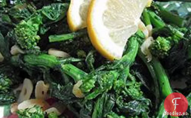 Rabe de Brócoli con Pimientos Asados