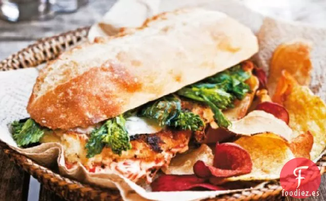 Cocina el Libro: Sándwich de Chuleta de Pollo al Estilo de Filadelfia