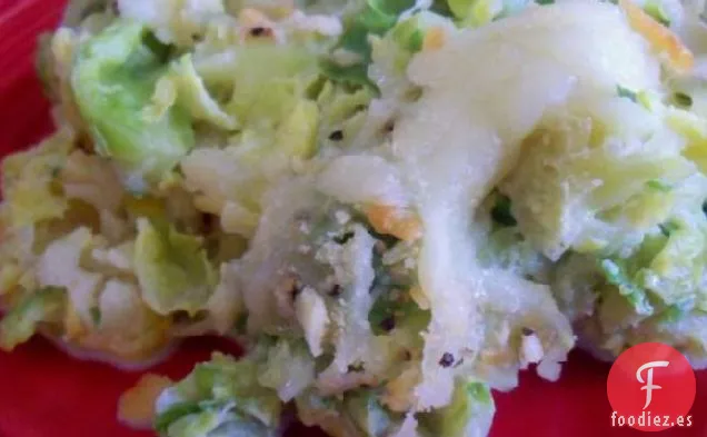 Coles de Bruselas Gratinadas (Revista Food Network)