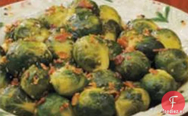 Coles de Bruselas Con Tocino