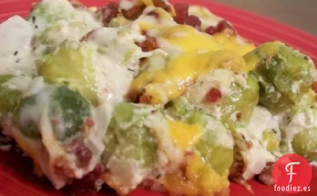 Coles de Bruselas con Tocino y Queso