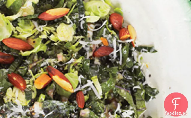 Ensalada de Col Rizada y Col de Bruselas