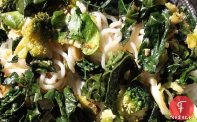 Brócoli Frito Fácil y Coles de Bruselas
