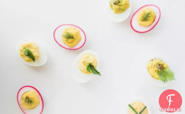 Huevos Encurtidos De Remolacha Con Hinojo