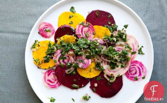 Crudo De Remolacha Con Chimichurri