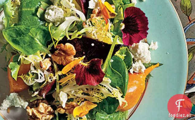 Remolachas con Nueces, Queso de Cabra y Verduras para bebés