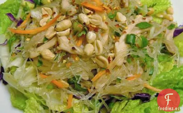 Ensalada Tailandesa de Fideos Transparentes (Yum Woon Sen)