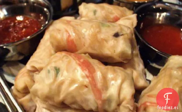 Rollos de Huevo de Cangrejo Fáciles (Horneados Bajos en Grasa)