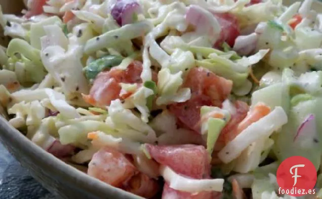 Ensalada de Repollo Baja en Grasa