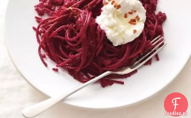 Pasta De Remolacha Con Ricota