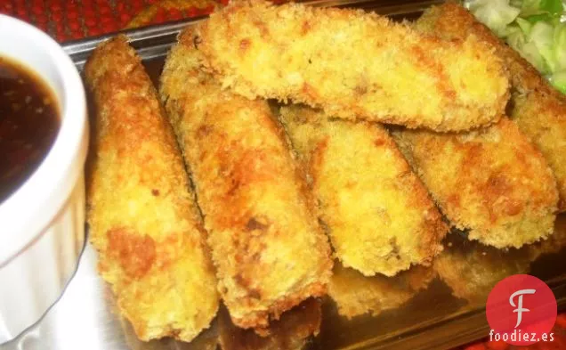 Korroke con Salsa Tonkatsu (Croquetas Japonesas de Patata con Eas