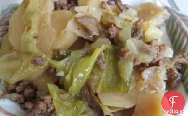 Eier Schuh, También conocido como Estofado Irlandés