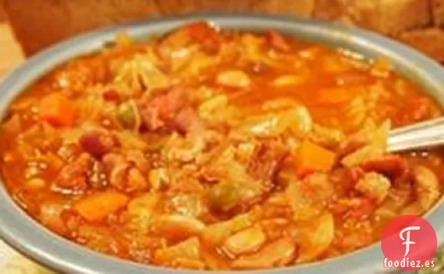 Sopa de Quince Frijoles de Olla Lenta