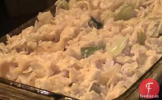 Halushki-Repollo y Fideos