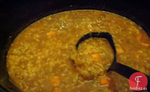 Sopa de Verduras y Carne Picada Picante