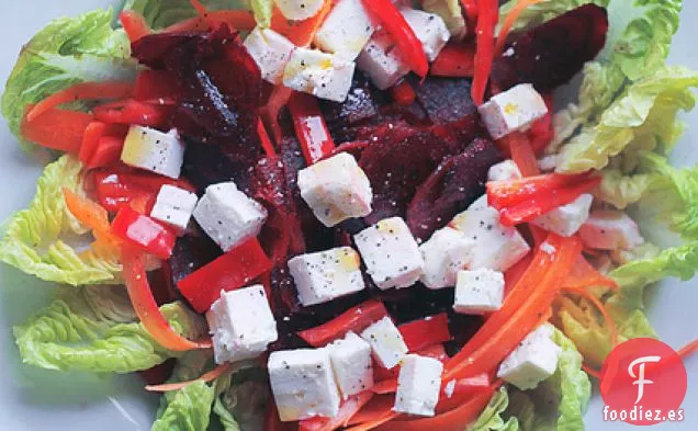 Queso Feta, Remolacha Y Zanahorias