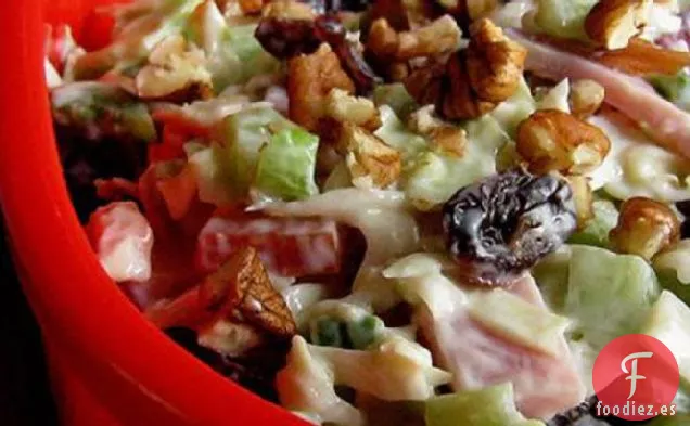Ensalada de Repollo de Jamón y Col