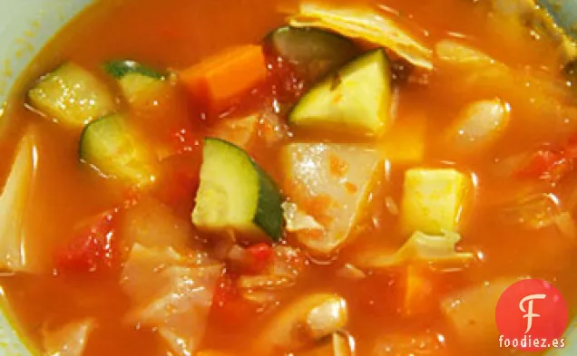 Sopa de Verduras Rústica