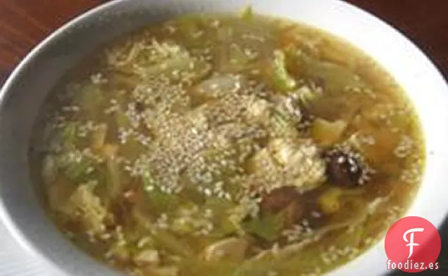 Sopa de Tofu Caliente y Agria (Suan La Dofu Tang)
