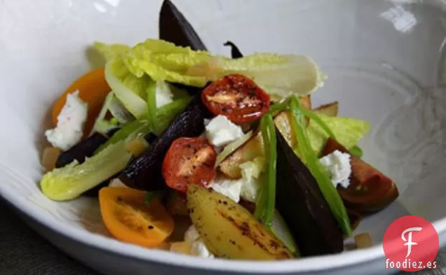 Ensalada Tibia De Remolacha En Escabeche Y Tomate De Herencia