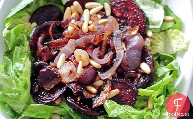 Cebollas Rojas, Remolachas Y Piñones