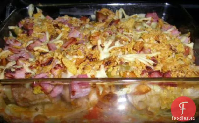 Cazuela de Salchichas y Coles