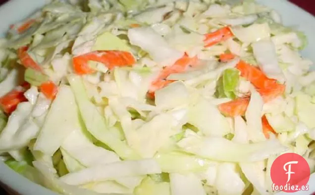 Ensalada de Col de Tomillo y Limón