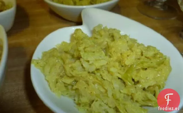 Crema de Repollo al Curry