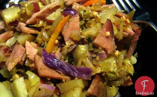 Ensalada de Col Súper Simple Sin Azúcar