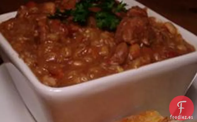 Estofado de Ternera, Frijoles y Cebada