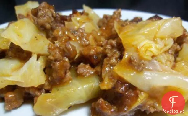 Cazuela de Ternera y Repollo