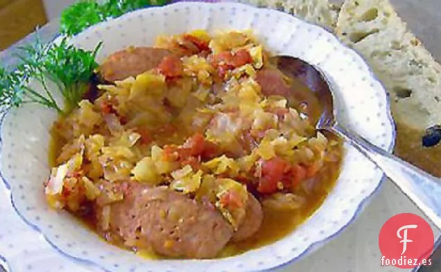 Cazuela de Repollo Polaco