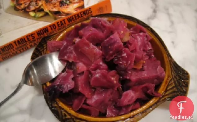 Cocina el Libro: Col Roja Glaseada de Mostaza con Manzana