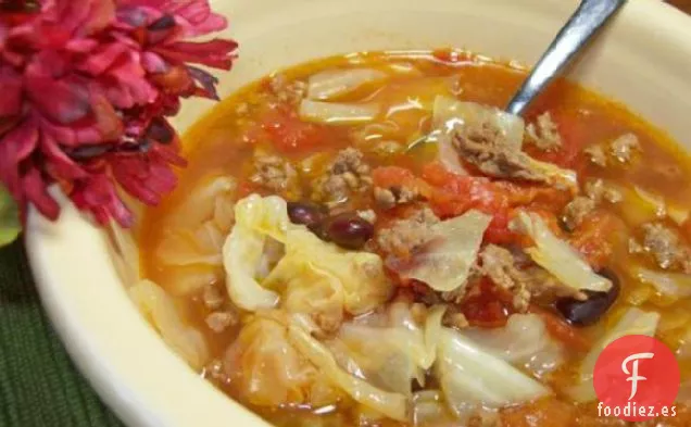 Sopa de Repollo y Carne de Res