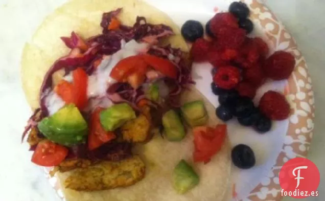Tacos Tempeh a La Parrilla Estilo Baja