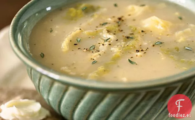Colcannon Irlandesa y Sopa de Hojas de Tomillo
