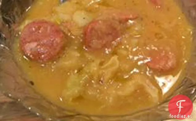 Caldo Verde de Coles Verdes