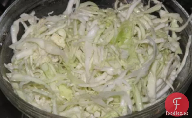 Ensalada de Repollo Blanco Sencillo del Norte de Croacia