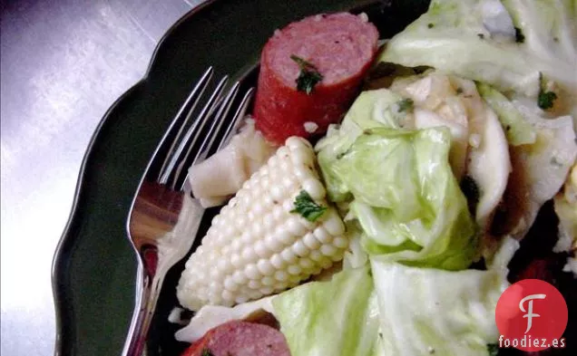 Ensalada De Repollo Chino Con Pollo (Sabor Increíble)