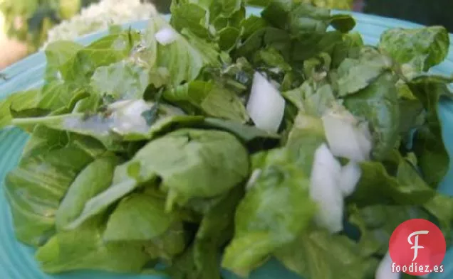 Ensalada Muy Verde Con Vinagreta De Hierbas