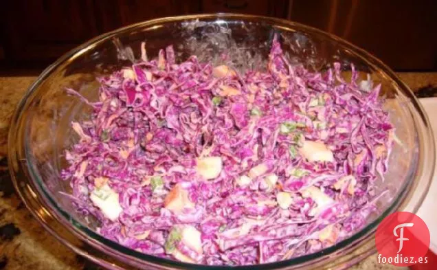 Ensalada Crujiente de Repollo Rojo
