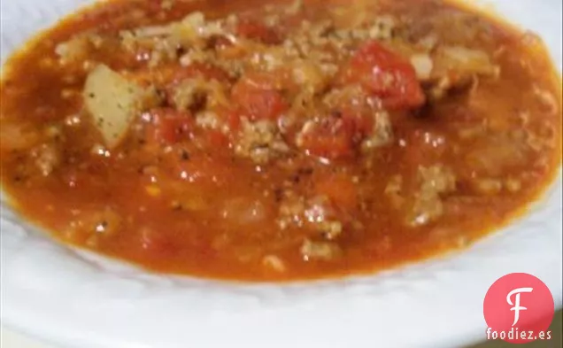 Sopa Asiática de Fideos de Ternera