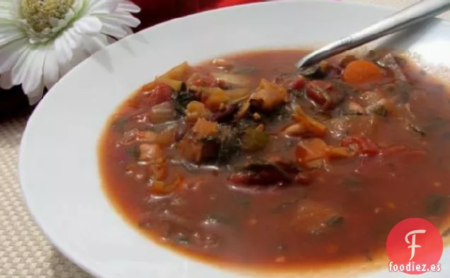 Sopa de Minestrone Baja en Grasa