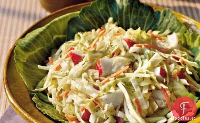 Ensalada de Col de Manzana y Limón