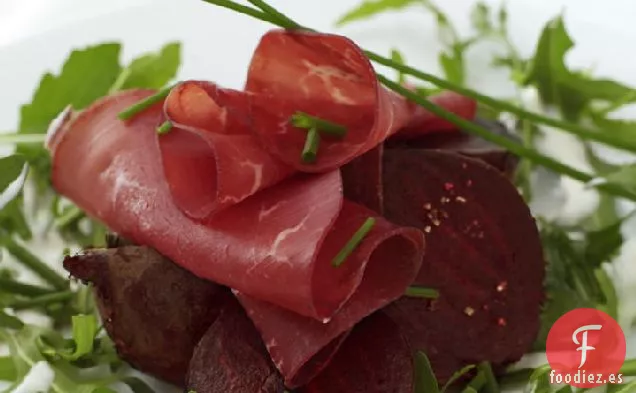 Remolacha Asada con Bresaola