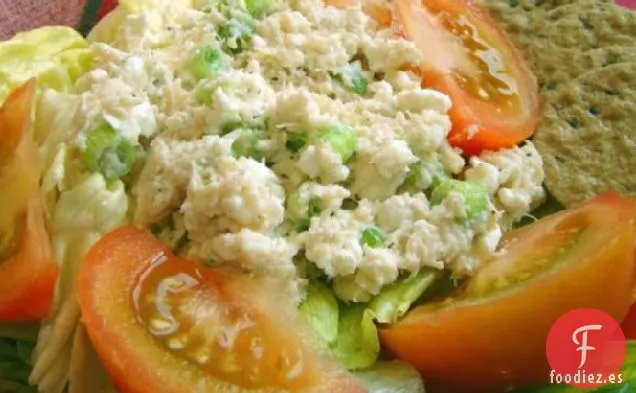 Ensalada Cremosa de Cangrejo con Queso