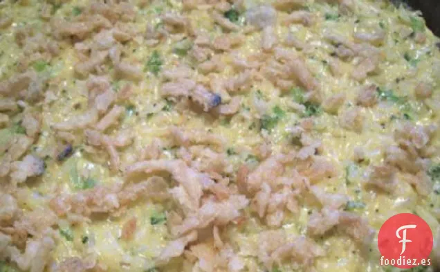 Cazuela de Arroz con Brócoli y Queso