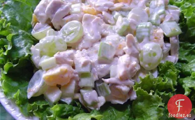 Ensalada de Pollo con Frutas de Naranja