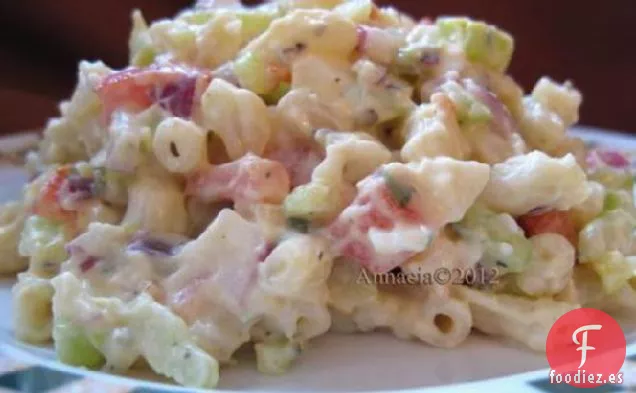 Ensalada de Macarrones Bajos en Carbohidratos y Bajas en Calorías