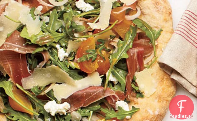 Pizza de Ensalada de Remolacha